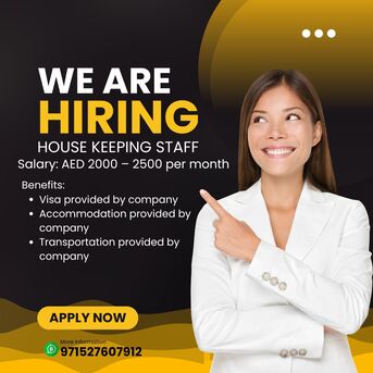Sharjah, Jobs, Housekeeping