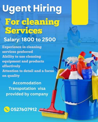 Dubai, Jobs, Cleaning Services