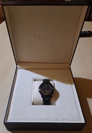 Jeddah, Watches, SAR 900,  FENDI AU - Designer Watch  Black (New)