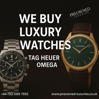 London, Items Wanted, ⌚ Sell Your Luxury Watch Online | Trusted UK Watch Buyers &ndash; Preowned Luxuries