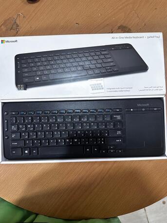 Riyadh, Computers, SAR 160,  Microsoft Wireless All-in-One Media Keyboard (Black)