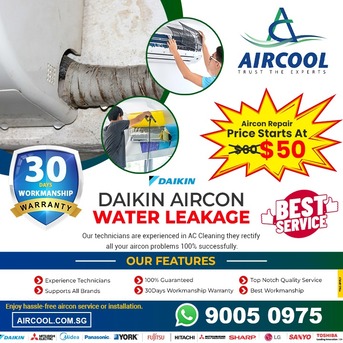Singapore, Air Conditioning, Daikin Aircon Water Leaking