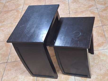 Riyadh, Furniture, SAR 50,  Two Set Of Brown Square Wooden Table &ndash; Excellent For Home Or Office Use.