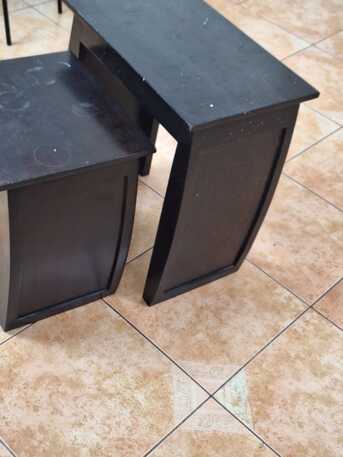 Riyadh, Furniture, SAR 50,  Two Set Of Brown Square Wooden Table &ndash; Excellent For Home Or Office Use.
