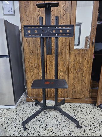 Jubail, Appliances, SAR 119,  TV Stand With Lockable Wheels For 32-75 Inch Screens - Rolling TV
