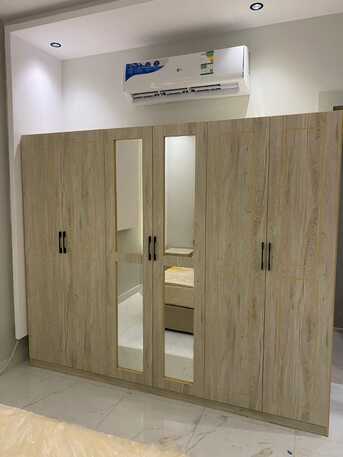 Jeddah, Furniture, SAR 12,  Six-6 Door Wardrobe Jeddah  | Custom Design Available | Best Price Guarantee