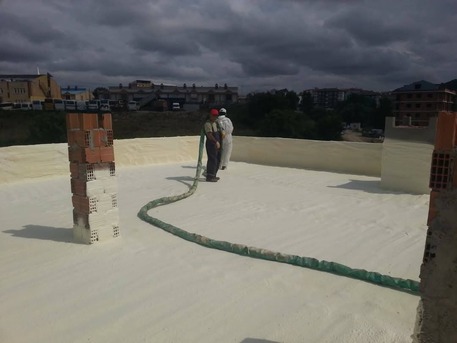 Jeddah, Construction, Pu Foam Waterproofing Coating Spray