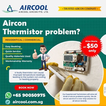Singapore, Air Conditioning, Aircon Thermistor Problem Singapore