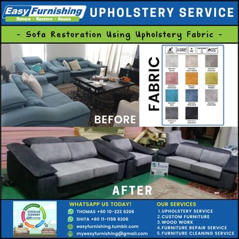 Kuala Lumpur, Furniture, Easy Furnishing Renew Restore Reuse Reupholstery Furniture Restoration Furniture For All B