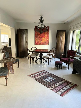 Amman, Apartments/Houses, JOD 14000/year,  Furnished,  3 BR,  Ground Fully Furinshed 3B Apartment With Outside Garden In 5 Circle 00962777688956