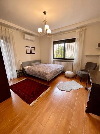 Amman, Apartments/Houses, JOD 14000/year,  Furnished,  3 BR,  Ground Fully Furinshed 3B Apartment With Outside Garden In 5 Circle 00962777688956