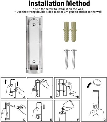 Manama, Electrical & Plumbing, BHD 3,  Brand New ABS Wall Mounted Shampoo Sanitizer Lotion Hand Dish Wash Gel Liquid Soap Dispens