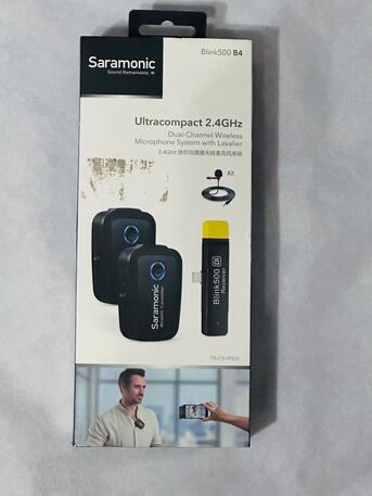 Riyadh, Appliances, SAR 800,  Wireless Mic Saramonic Blink 500 B4 For Social Media Mi System With Lavalier