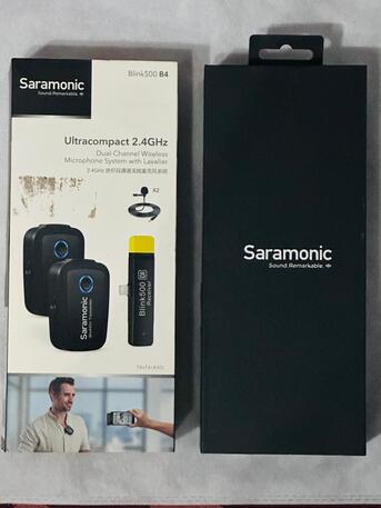 Riyadh, Appliances, SAR 800,  Wireless Mic Saramonic Blink 500 B4 For Social Media Mi System With Lavalier