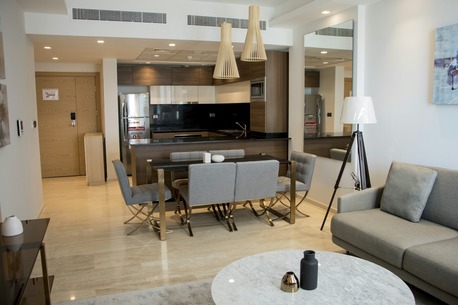 Amwaj Islands, Apartments/Houses, BHD 500/month,  Furnished,  2 BR,  Fully Furnished 2 Bhk Sea View Apartment Inclusive In Dilmunia