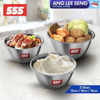 Singapore, Household Items, 555 Premium Stainless Steel Mixing Bowl