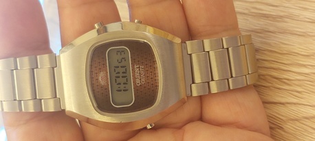 Riyadh, Jewelry, SAR 1100,  Orient Digital Watch NEW Vintage 40 Years Old For Men Original Japan Made 1100 Riyals