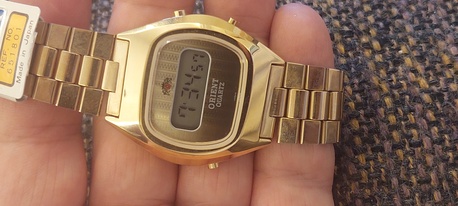 Riyadh, Jewelry, SAR 1290,  Orient Digital Watch NEW Vintage Of More Than 40 Years Ago  Men Original Japan Made 1290