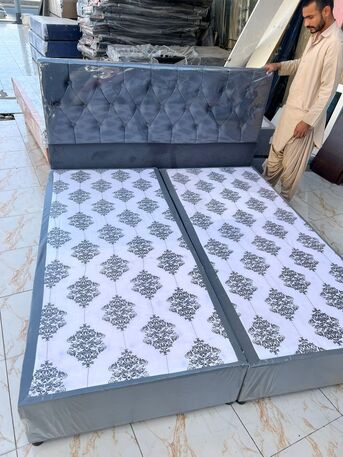 Jeddah, Furniture, SAR 6,  King Size Bed With Mattress Jeddah | Luxury Comfort | Premium Quality | Best Price