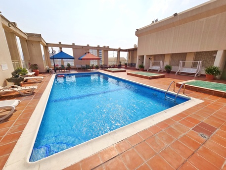 Hoora, Apartments/Houses, BHD 400/month,  Furnished,  2 BR,  140 Sq. Meter,  2BHK Fully Furnished Apartment With Pool & GYM - Private Parking
