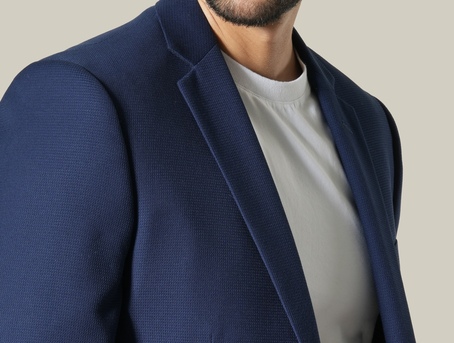 Jubail, Clothing & Accessories, SAR 499,  Pierre Cardin Men&rsquo;s Full Suit Blue Size 44 New Mint Condition