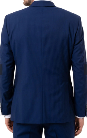 Jubail, Clothing & Accessories, SAR 499,  Pierre Cardin Men&rsquo;s Full Suit Blue Size 44 New Mint Condition