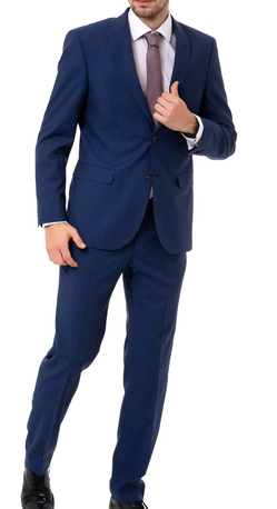 Jubail, Clothing & Accessories, SAR 499,  Pierre Cardin Men&rsquo;s Full Suit Blue Size 44 New Mint Condition