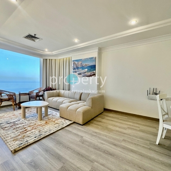 Salmiya, Apartments/Houses, KWD 700/month,  2 BR,  Furnished 2-Bedroom Seaview Apartment For Rent In Fintas, Kuwait