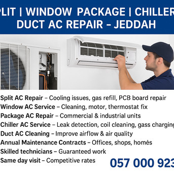 Al Rawdah, Air Conditioning, ▅▇█❄️█▇▅ SPLIT | WINDOW | PACKAGE | CHILLER | DUCT AC REPAIR &ndash; JEDDAH &ndash; SAME DAY SERVICE▅▇