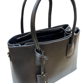 Zurich, Clothing & Accessories, CHF 159,  Damen Leder Business-Tasche Laptop-Tasche Lucia Schwarz