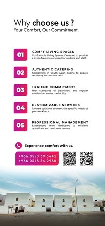 Jubail, Rooms Available, SAR 30/day, Trendos Camp And Catering Services