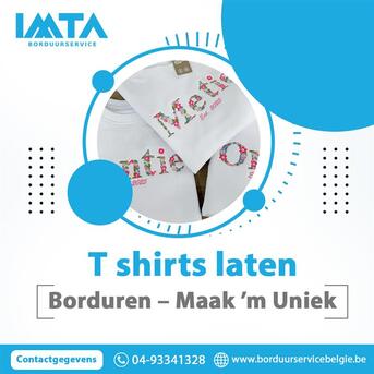Brussels, Clothing & Accessories, T Shirts Laten Borduren &ndash; Maak &rsquo;m Uniek