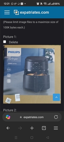 Riyadh, Appliances, SAR 250,  Philips Air Fryer; Brand New In Box