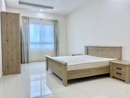 Sanabis, Apartments/Houses, BHD 300/month,  Furnished,  1 BR,  90 Sq. Meter,  1BHK Apartment With Gym, Pool & Balcony | Al Burhama