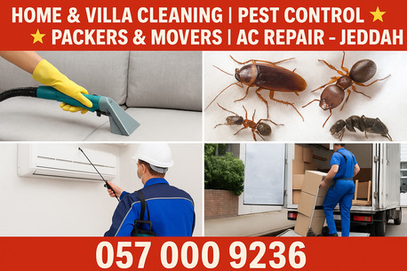 Al Shati, Cleaning, ✅✅✅ HOME & VILLA CLEANING ✅| PEST CONTROL ✅| PACKERS & MOVERS ✅| AC REPAIR &ndash; JEDDAH ✅✅✅