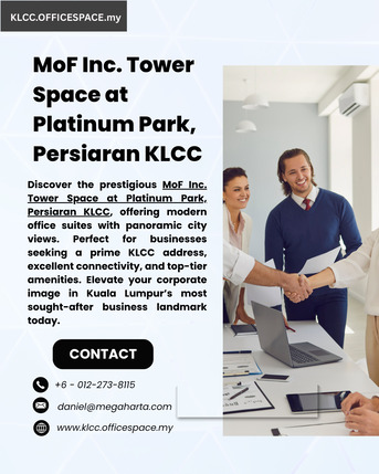 Kuala Lumpur, Real Estate, Premium MoF Inc. Tower Space At Platinum Park, Persiaran KLCC &ndash; Exclusive Office For Rent