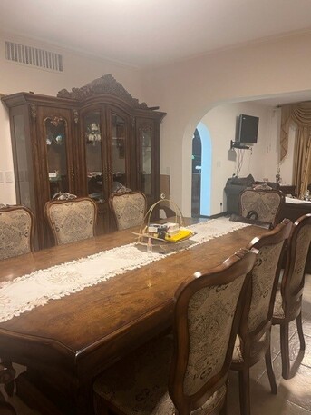 Dammam, Furniture, SAR 1800,  Sofa Set With Center And Side Table+ Dinner Set With 8 Seats
