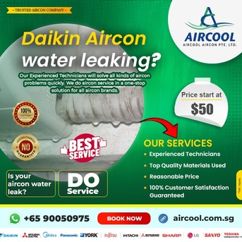 Singapore, Air Conditioning, Daikin AC Water Leaking