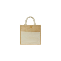 Dubai, Items Wanted, Eco-Friendly Jute Bags With Front Cotton Pocket & Button Closure - Iconique Gifts LLC