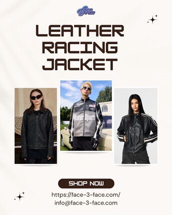 Tokyo, Clothing & Accessories, USD 190,  Shop The Leather Racing Jacket Collection At Face-3-Face