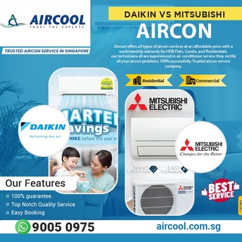 Singapore, Air Conditioning, Daikin AC Vs Mitsubishi AC
