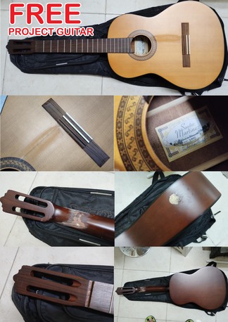 Khobar, Musical Instruments, SAR 450,  Samick Classical Guitar With Free Project Guitar