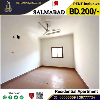 Salmabad, Apartments/Houses, BHD 200/month,  2 BR,  Residential 2 BHK Apartment For Rent In Salmabad - With EWA