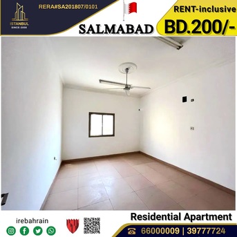 Salmabad, Apartments/Houses, BHD 200/month,  2 BR,  Residential 2 BHK Apartment For Rent In Salmabad - With EWA