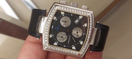 Riyadh, Watches, SAR 1700,  Trebor Watch Original Diamond Bezel Big Dial 42mm For Men Original Swiss Made