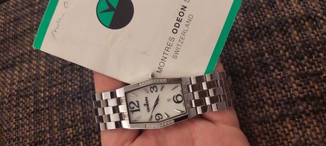 Riyadh, Jewelry, SAR 1500,  Odeon Watch NEW Big Dial 40mm Original Diamond Bezel For Men Original Swiss Made