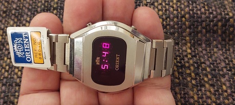 Riyadh, Jewelry, SAR 1900,  Orient Digital LCD Touchtron Watch NEW For Men Original Japan Made