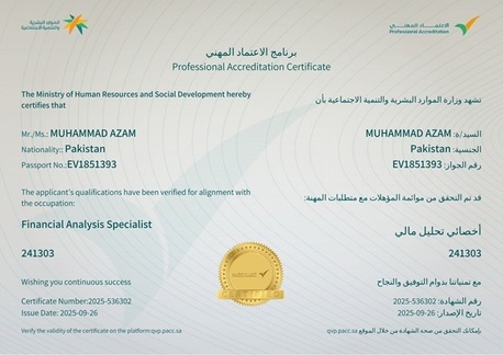 Riyadh, Job Seekers, Senior Accountant / Chief Accountant / Finance Manager / ERP Finance Systems Lead