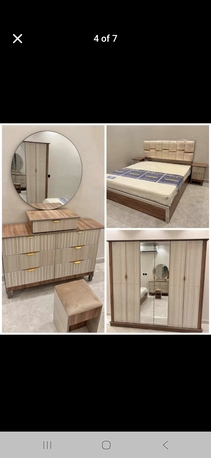 Al Malaz, Furniture, Latest And Luxury Bedroom Furniture Set With Free Delivery In Riyadh