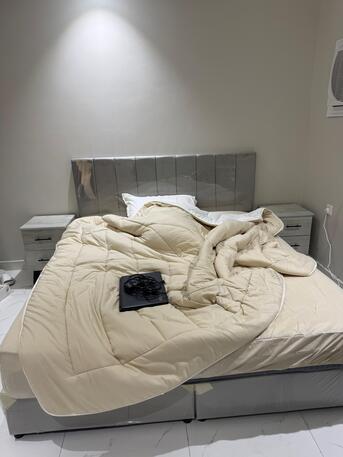 Jeddah, Furniture, SAR 1700,  New Bedroom Furniture Set &ndash; 7 Items (Double Bed + Mattress + 4-Door Wardrobe)